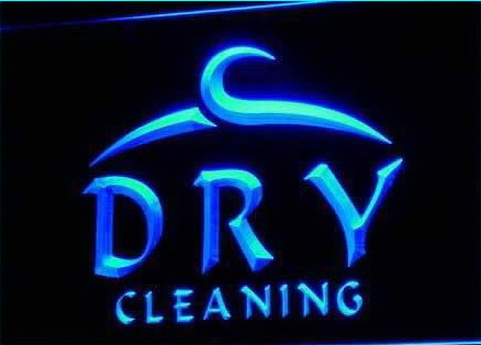 Dry Cleaning Laundromat Shop Light sign